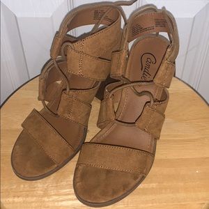 Lace Up Chunky Heels